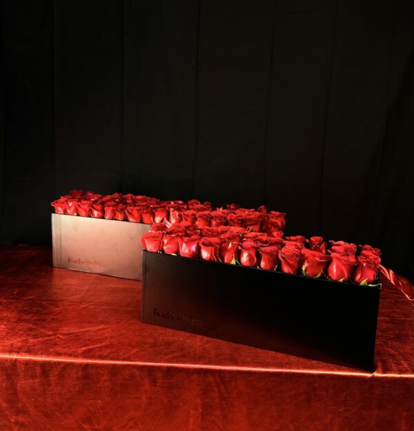 Caja horizontal de 36 rosas - Imagen 4